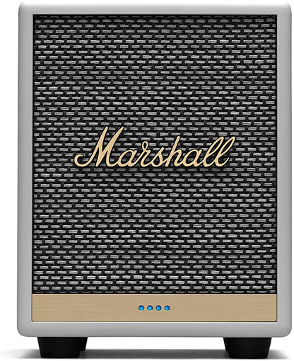 Urbanears Marshall Uxbridge - Altavoz de Voz con Amazon Alexa Integrado, Color Blanco 1005606