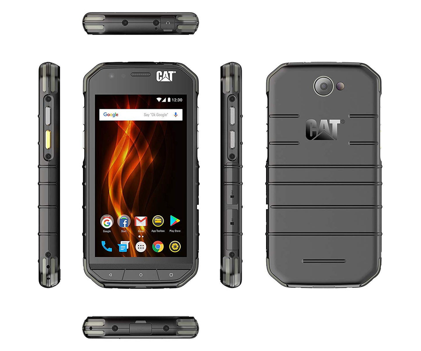 Caterpillar CAT S31 Dual-SIM 16GB Rugged IP68 Factory Unlocked 4G/LTE Smartphone (Black) - Latin American Version