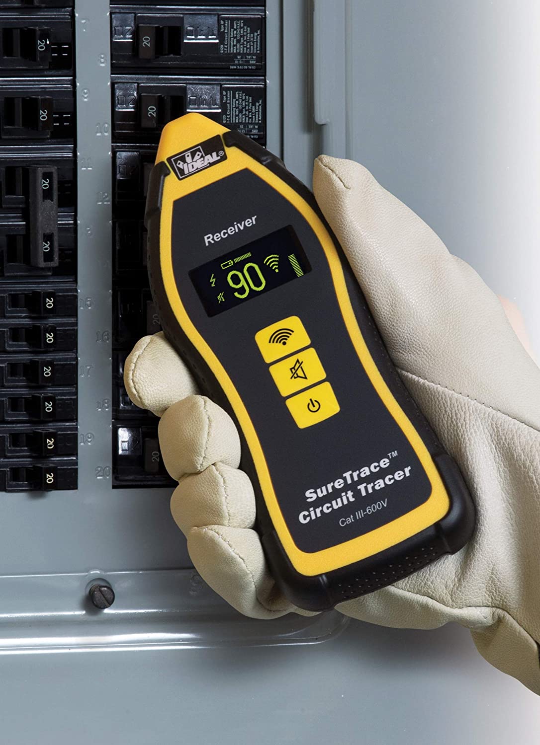 IDEAL INDUSTRIES INC. SureTrace 61-959 Circuit Tracer abierto/cerrado con abrazadera PANTALLA OLED