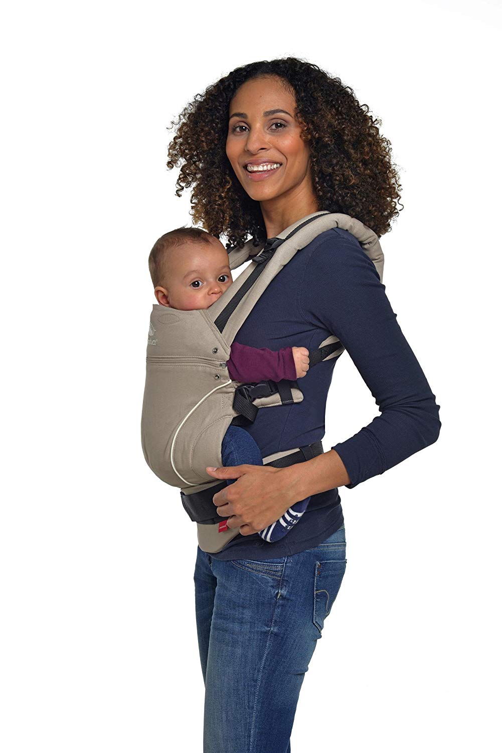 Manduca 222-03-80-000 - Mochila portabebés (de 3,5 Kg hasta 20 Kg), Gris (Dark Grey)