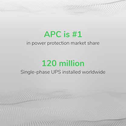 APC UPS 1500 VA UPS Batería de reserva y protector de sobretensión, BX1500 M, fuente de alimentación de batería de reserva, AVR, protección de datos