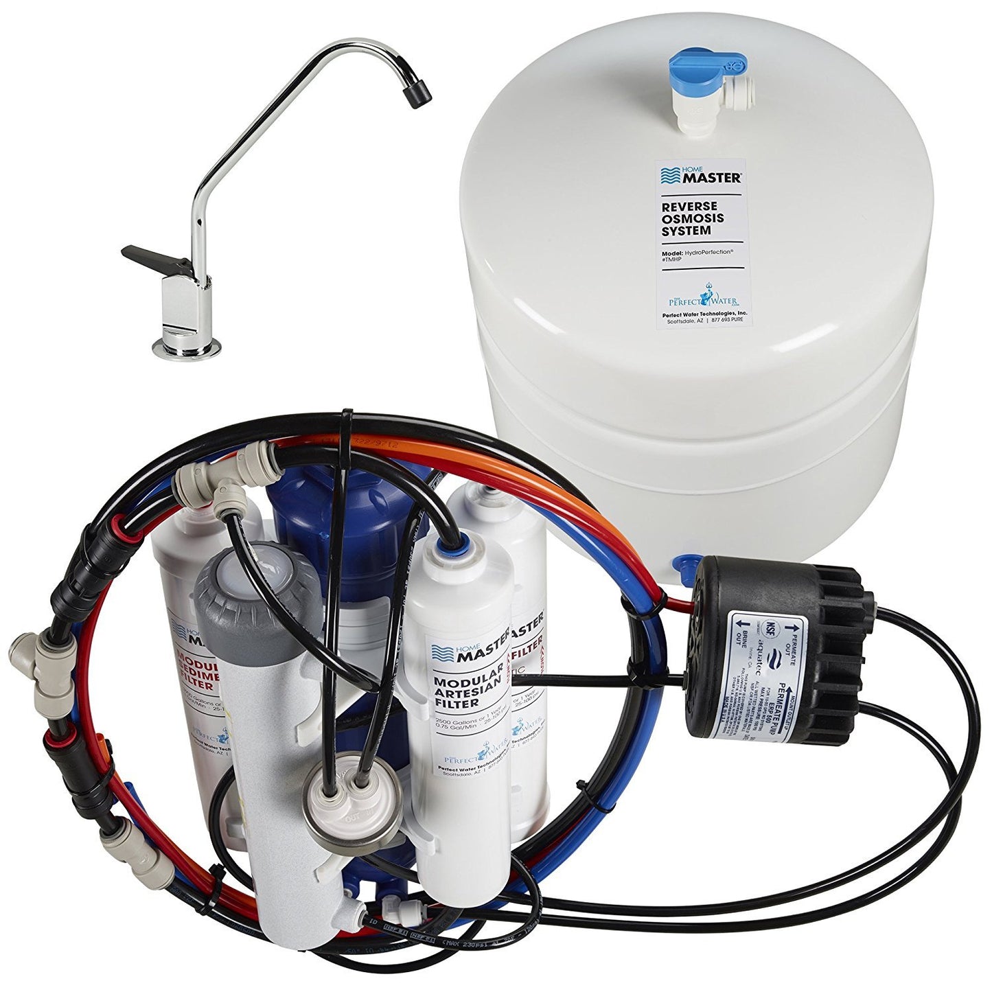 Home Master TMHP HydroPerfection Undersink Reverse Osmosis Water Filter System