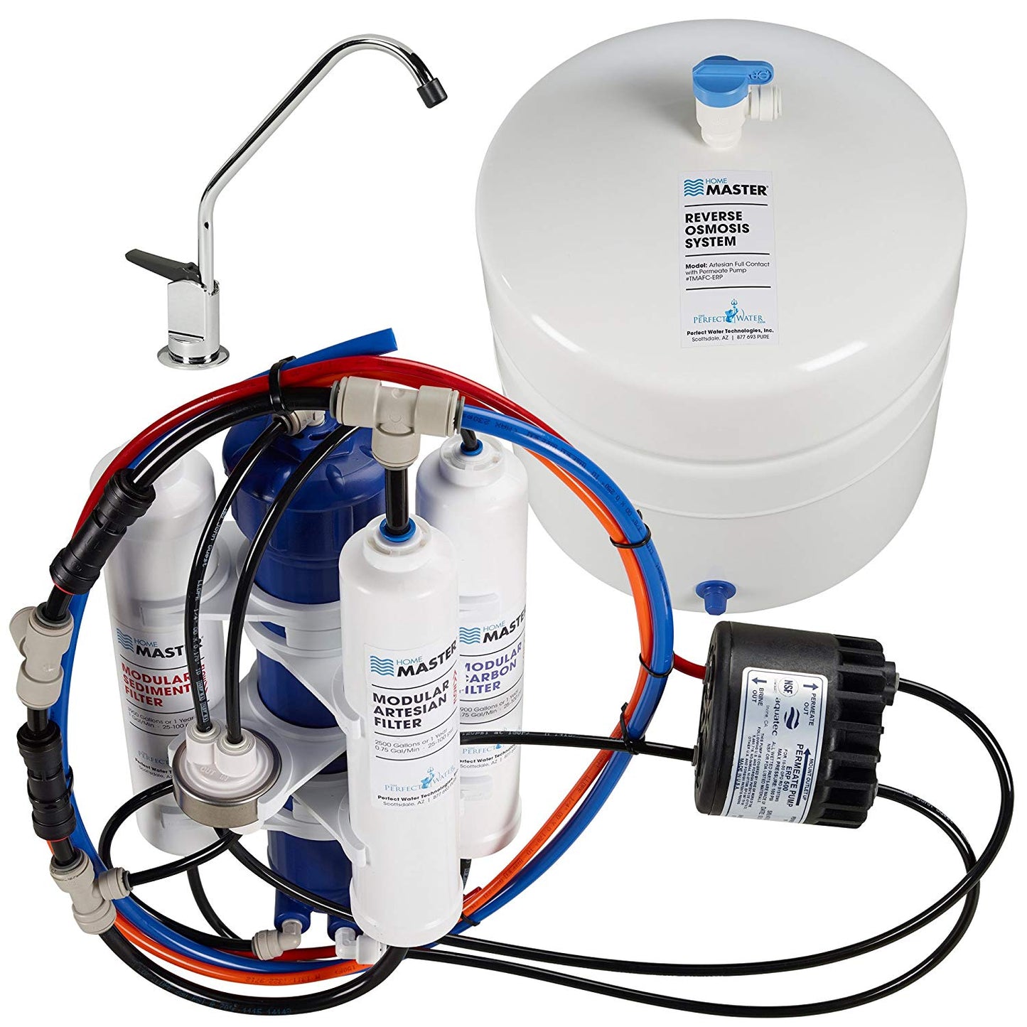 Purificador de Agua Home Master TMAFC-ERP Sistema de filtro de agua de ósmosis inversa