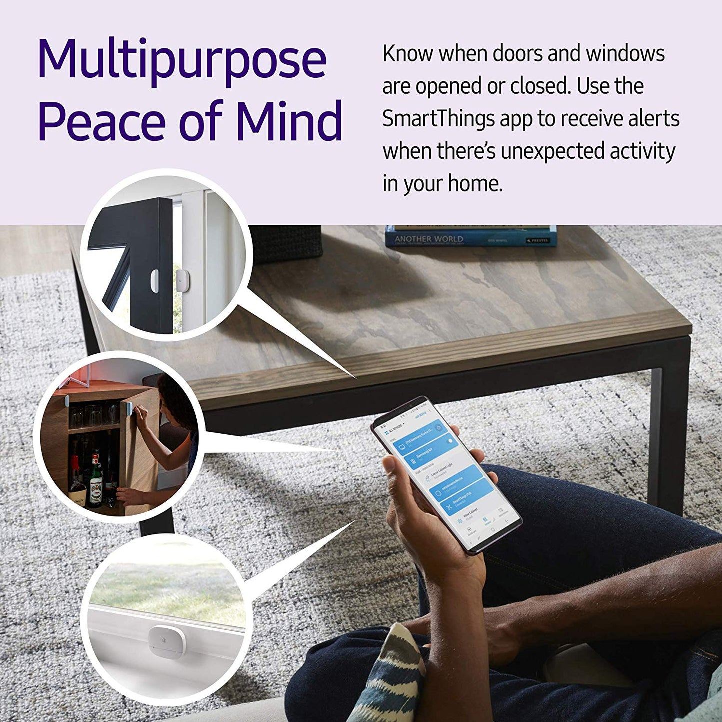 Samsung SmartThings Hub 3rd Generation [GP-U999SJVLGDA] Smart Home Automation Hub Home Monitoring Smart Devices - Alexa Google Home Compatible - Zigbee