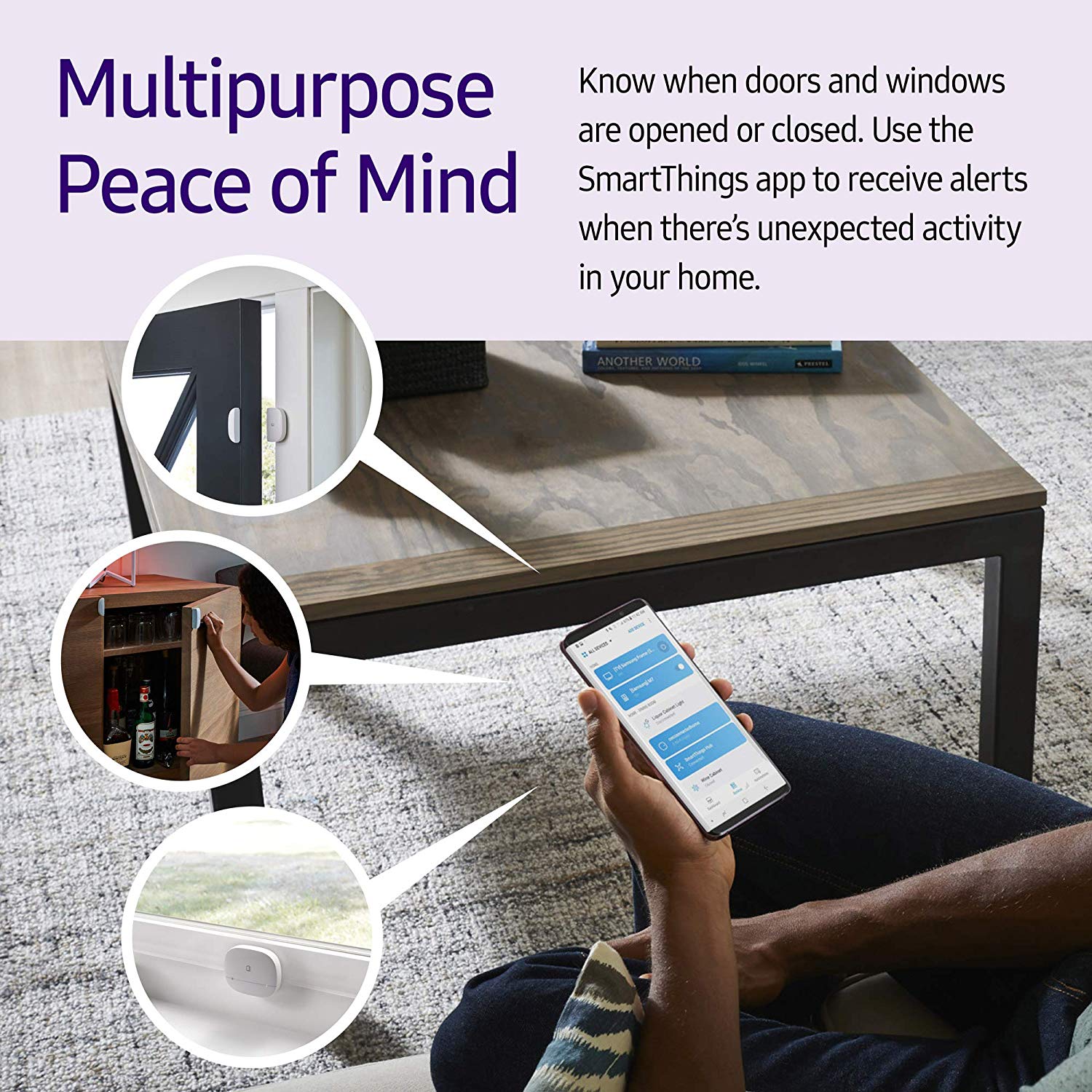 Samsung SmartThings Hub 3rd Generation [GP-U999SJVLGDA] Smart Home Automation Hub Home Monitoring Smart Devices - Alexa Google Home Compatible - Zigbee