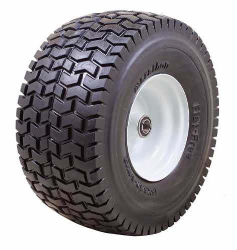 Llanta Heavy Duty 15x6.50-6  - 3  Eje, 3/4  Cojinetes