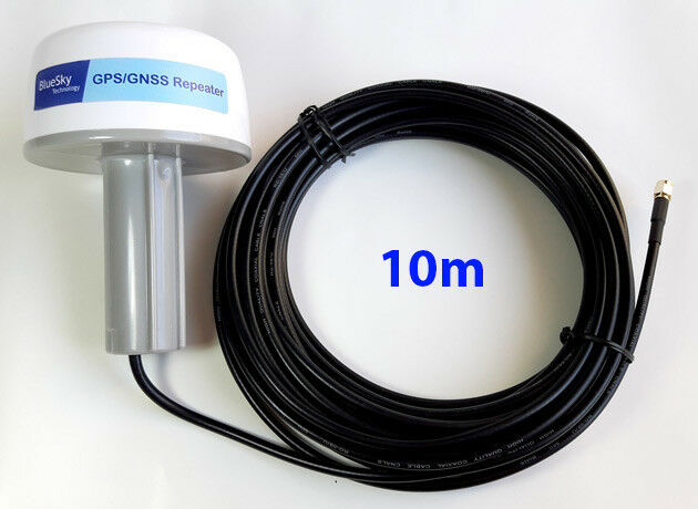 54dB GNSS GPS Antenna Amplifier repetidor BA-60 Full kit 10+10m Cable