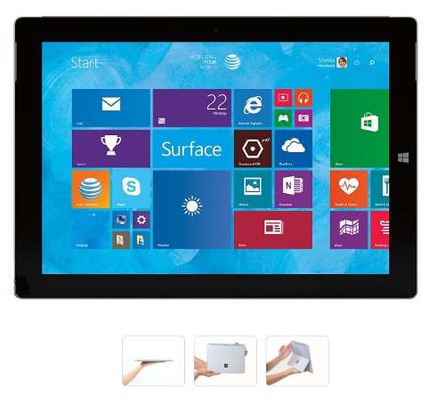 Desbloqueo Tablet Celular Lte Microsoft Surface 3 At&t #1657