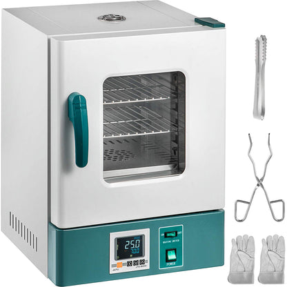 VEVOR Incubadora de laboratorio Incubadora de bacterias 20L RT-149.0 °F Incubadora digital científica PID Control de temperatura Incubadora de laboratorio microbiológico para cultivo bacteriano Germinación de semillas Ciencia médica