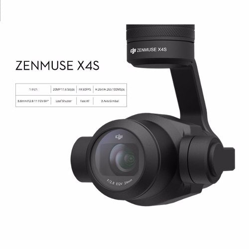 Dji Zenmuse X4s 4k Video Camara Gimbal De 3 Ejes Con 8.8mm