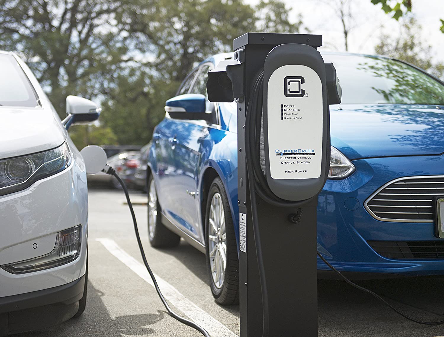 ClipperCreek – Estación de carga EV, HCS-50, EVSE, 240 V, 40 A, nivel 2, con cable de carga de 25 pies, de seguridad, hecho en Estados Unidos -