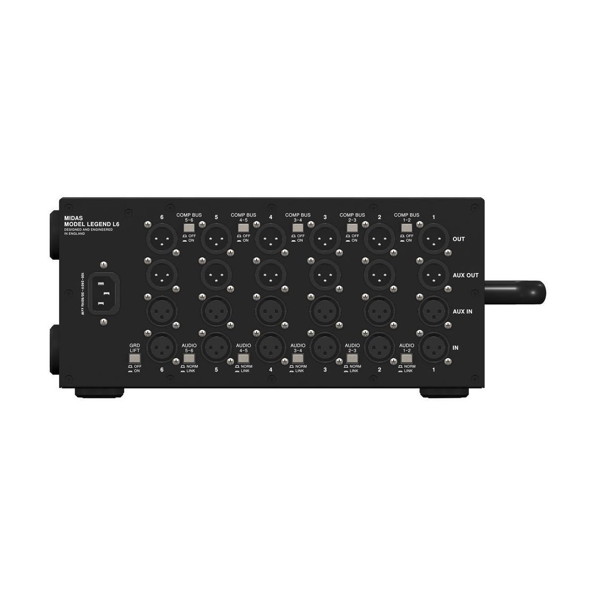 Midas 500 Series LEGEND L6 Chassis with Rackmount Kit for 6 Modules