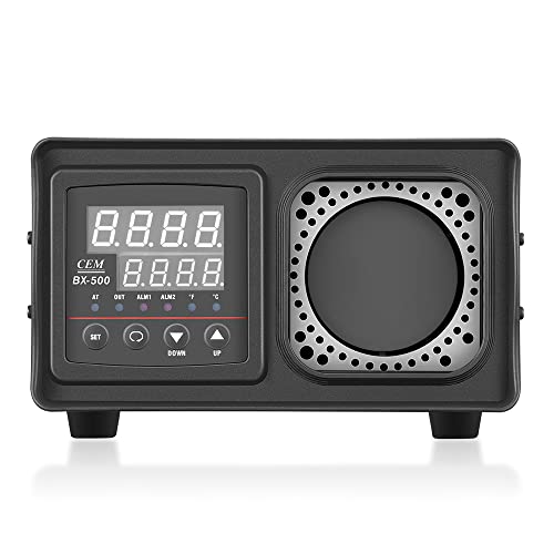 CEM Calibrador de temperatura IR portátil BX-500, 122.0 °F a 932.0 °F(122 a 932℉), tamaño objetivo 2.25" 2.244 in