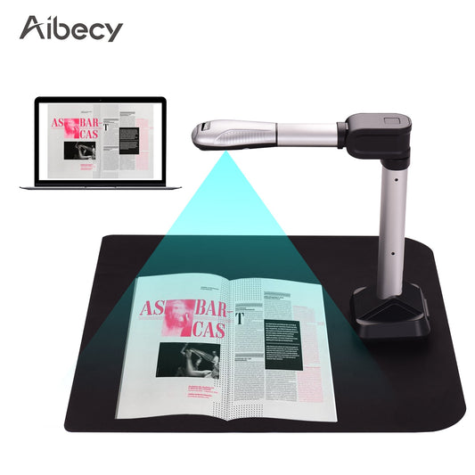 Aibecy Bk51 Usb Document Camera Scanner Capture Size A3 Hd 16 Mega-pixels High Speed Scanner With Led Light For Id Cards - Scanners