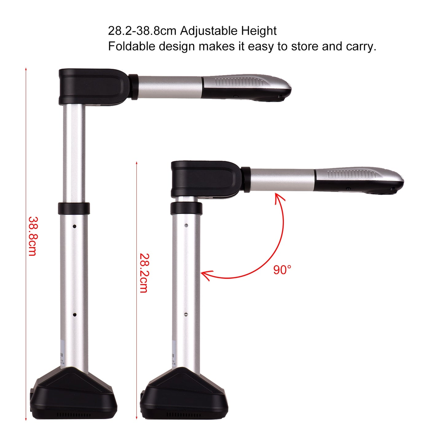 Aibecy Bk51 Usb Document Camera Scanner Capture Size A3 Hd 16 Mega-pixels High Speed Scanner With Led Light For Id Cards - Scanners