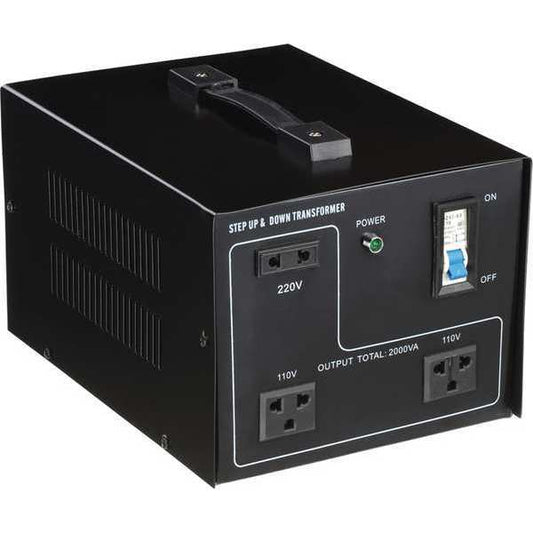 CONVERTIDOR DE VOLTAJE ELEVADOR REDUCTOR, 1.5KVA, ACERO NEGRO, 50 60HZ # 30C521