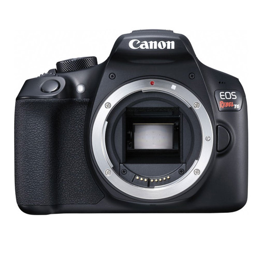 Cámara digital SLR Canon EOS Rebel T6 con 18-55mm EF-S f 3.5-5.6 IS II Lente + 58mm Lente Gran Angular + 2x Teleobjetivo