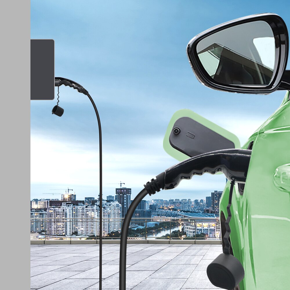 Chiefleed Cable de carga EV de 16A/32A, tipo 2, 22kW, 3,5, 4m, tipo 2a tipo 2, trifásico, 200V 450V, uso para carga de vehículos eléctricos tipo 2| |