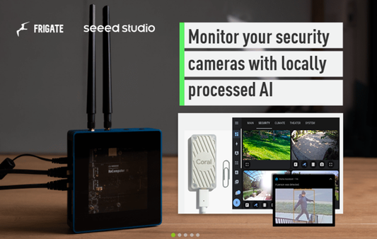Frigate NVR con Odyssey Blue y Coral USB AI Accelerator