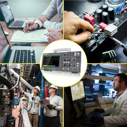 Hantek Digital Oscilloscope Usb Dso2c10 2c15 2d10 2d15 2 Channels 100mhz/150mhz Lcd Portable Storage Osciloscopio - Oscilloscopes