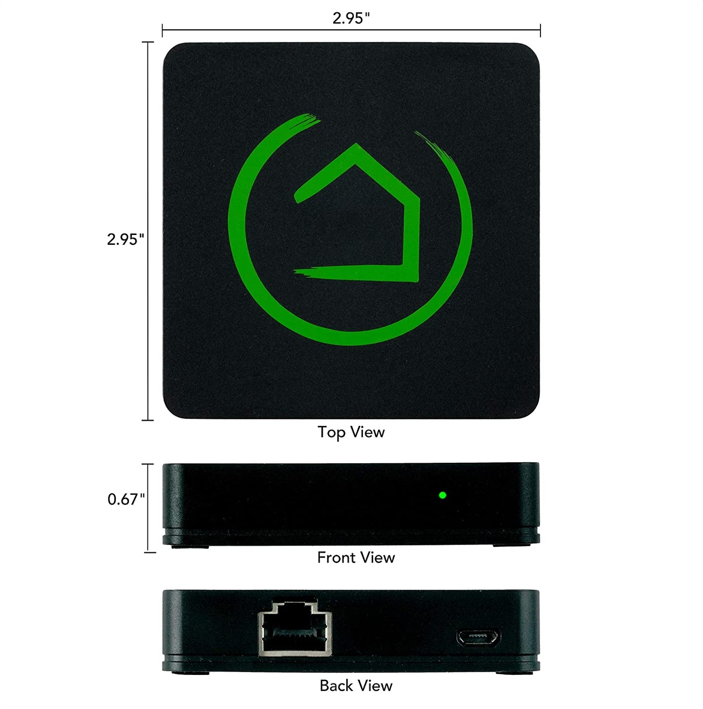 Hubitat Elevation Home Automation Hub - Compatible con Alexa, Google Home, Zigbee, Z-Wave, Lutron C-7 Hub