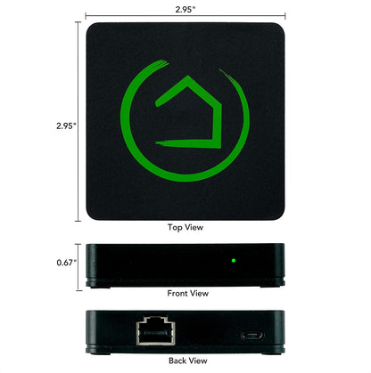 Hubitat Elevation Home Automation Hub - Compatible con Alexa, Google Home, Zigbee, Z-Wave, Lutron C-7 Hub