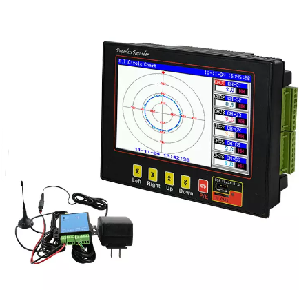 Industrial Universal Digital 1-6-8-12 Multi channel paperless recorder temperature controller extensible data logger