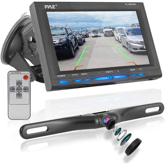 Pyle PLCM7500 7" LCD CAMARA DE REVERSA Parking Reverse Night Vision