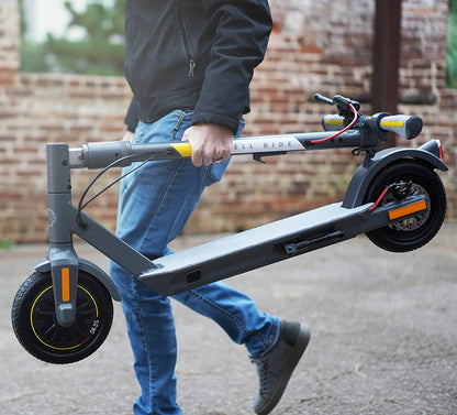 SHELL Patinete eléctrico plegable para adultos, velocidad máxima de 15 a 20 MPH ‎E09