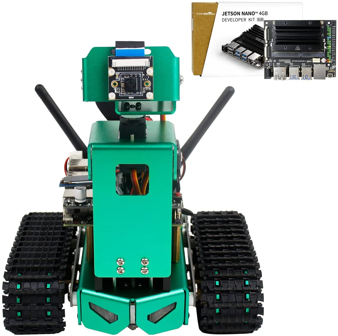 YAHBOOM ROBOT AI KIT DE CODIFICACIÓN ROBÓTICA PILOTO AUTOMÁTICO, SEGUIMIENTO DE OBJETOS CON Jetson Nano 4GB SUB