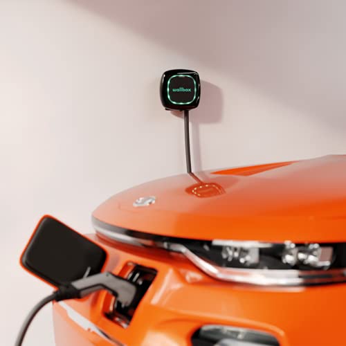 Wallbox Pulsar Plus Cargador para vehículos eléctricos con potencia ajustable de hasta 22 kW WiFi Bluetooth PLP1-0-2-4-9-002