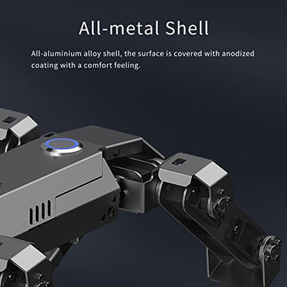 ELECFREAKS - Kit robótico para perro Xgo, 12 juntas móviles programables de metal completo de robot biónico STEM para hardware de código abierto (sin micro:bit)