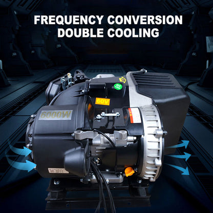 60v 72v 6kw Auto vehiculo electrico Generador Frequency Conversion Double Cooling Electrical Power-driven Motor Driver