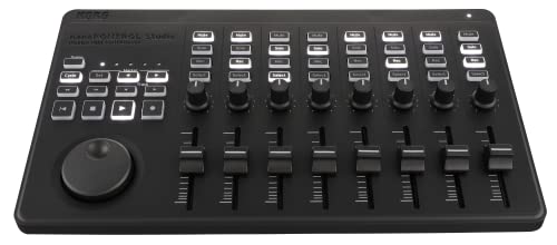 VOX - Superficie de control MIDI Korg NanoKonstBluetooth/USB con 8 atenuadores e interruptores retroiluminados