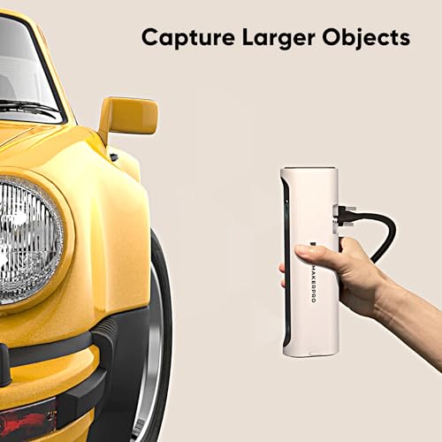[Versión de actualización 2023] Escáner 3D 3DMakerpro para impresión 3D — Accesorios para impresoras 3D Resolución de 0,3 mm con algoritmo de alineación inteligente a gran escala software de escaneo 3D gratuito - Lynx Premium
