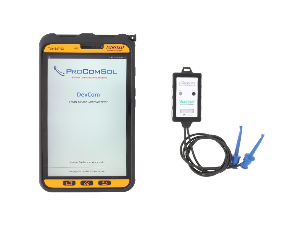 ecom TAB-EX 02 DZ2 WIFI HART Rugged Tablet with HART Communicator Kit for Zone 2 / DIV 2 - WIFI