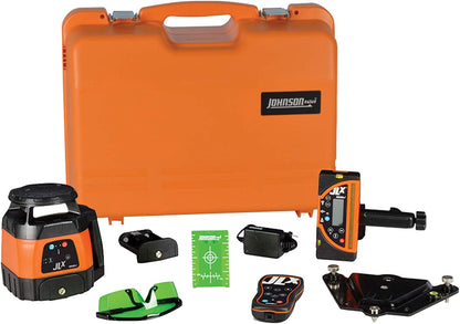 Johnson Level & Tool 40-6590I - Kit de láser giratorio de seguimiento horizontal y vertical