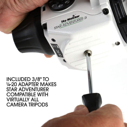 Sky Watcher Star Adventurer 2i Pro Pack - Rastreador de cielo nocturno motorizado DSLR montaje ecuatorial para paisajes nocturnos portátiles, lapso de tiempo y panoramas - Control de cámara de