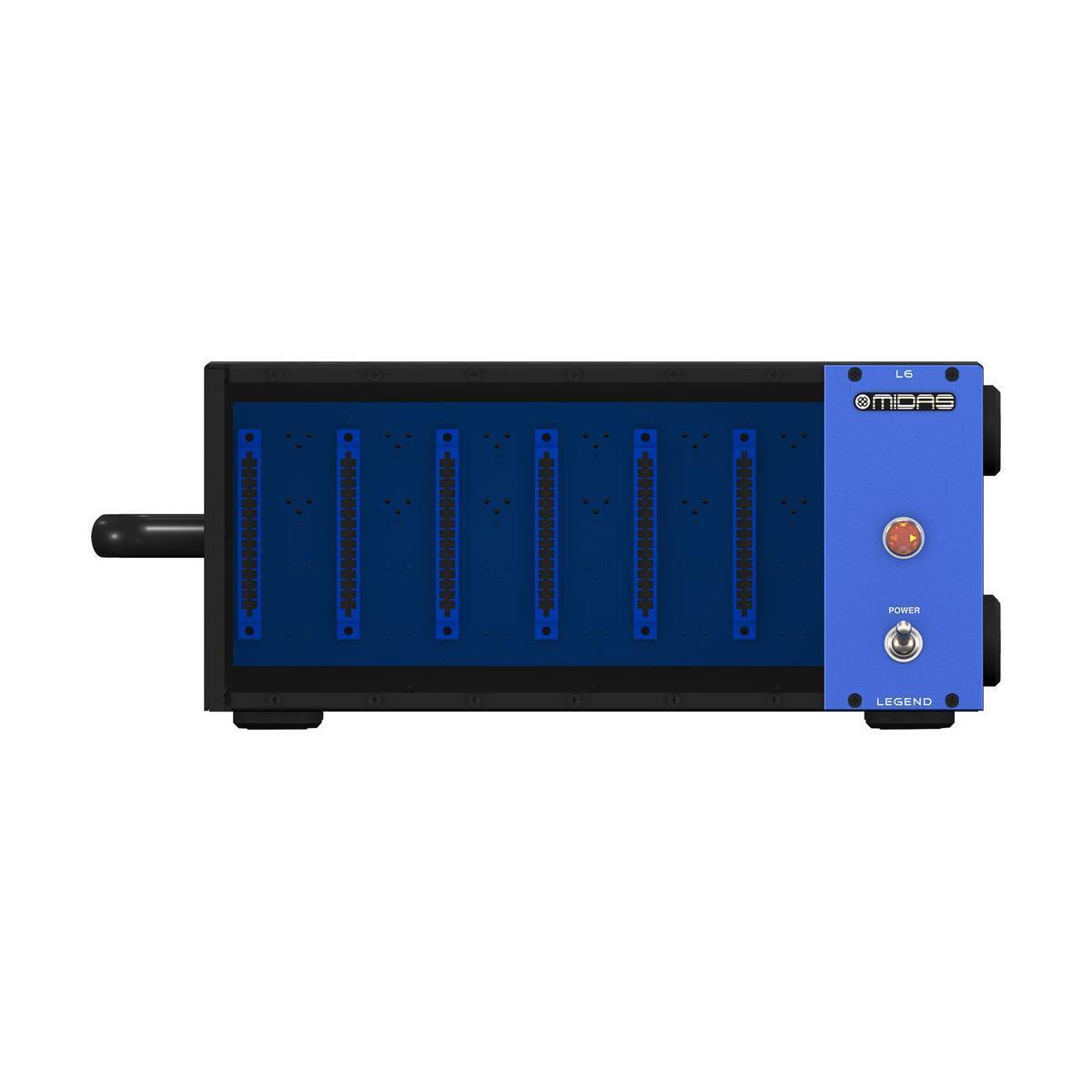 Midas 500 Series LEGEND L6 Chassis with Rackmount Kit for 6 Modules