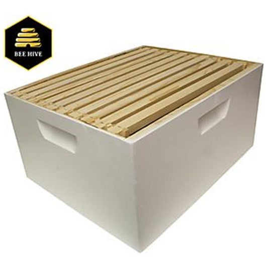 Harvest Lane Honey 7969645 WWBCD-101 Beehive Box Deep Brood with Frame
