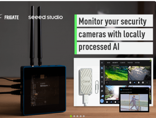 Frigate NVR with Odyssey Blue and Coral USB AI Accelerator B110991564