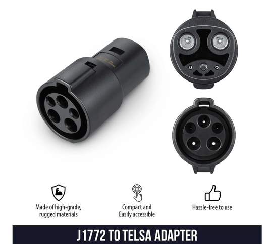 Adaptador De Carga Lectron J1772 A Tesla De 60 Amperios/250v