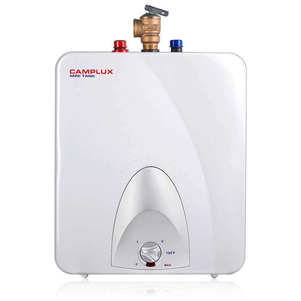 Calentador de agua eléctrico Mini Tank Camplux ME60 6 galones, 1.44kW a 120 voltios