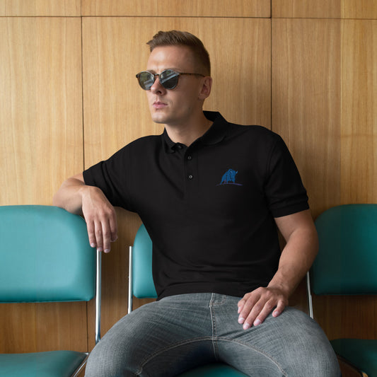 Men's Premium Polo Buffalo Black