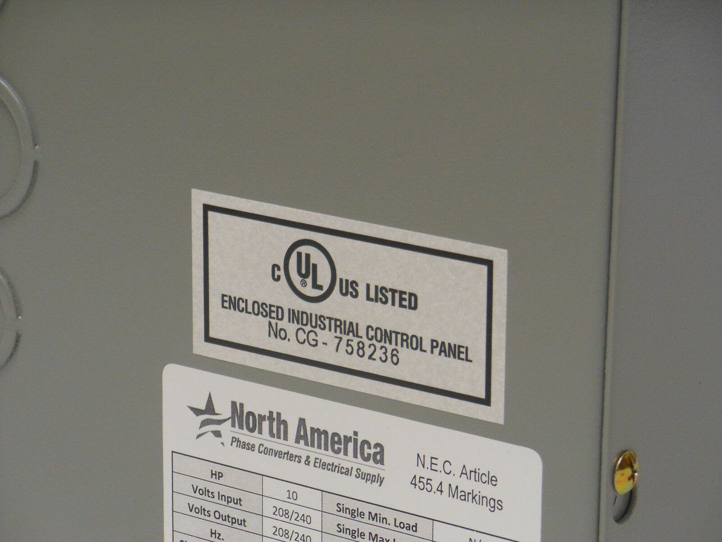 UL-30 Pro-Line 30HP UL Listed Rotary Phase Converter - NEW - Made in USA