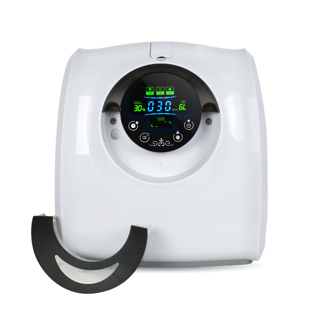 1-6L/min Adjustable Oxy-Bar-Generator O2-Concentraor Machine Humidifiers 110V