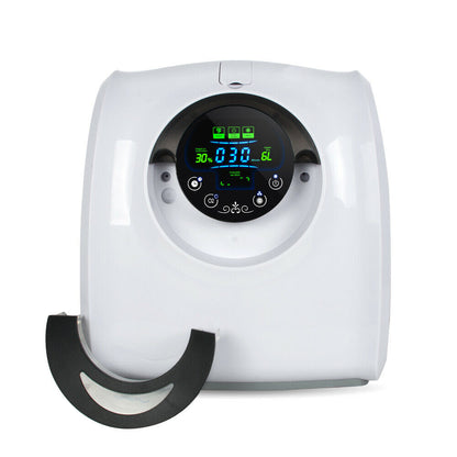 1-6L/min Adjustable Oxy-Bar-Generator O2-Concentraor Machine Humidifiers 110V