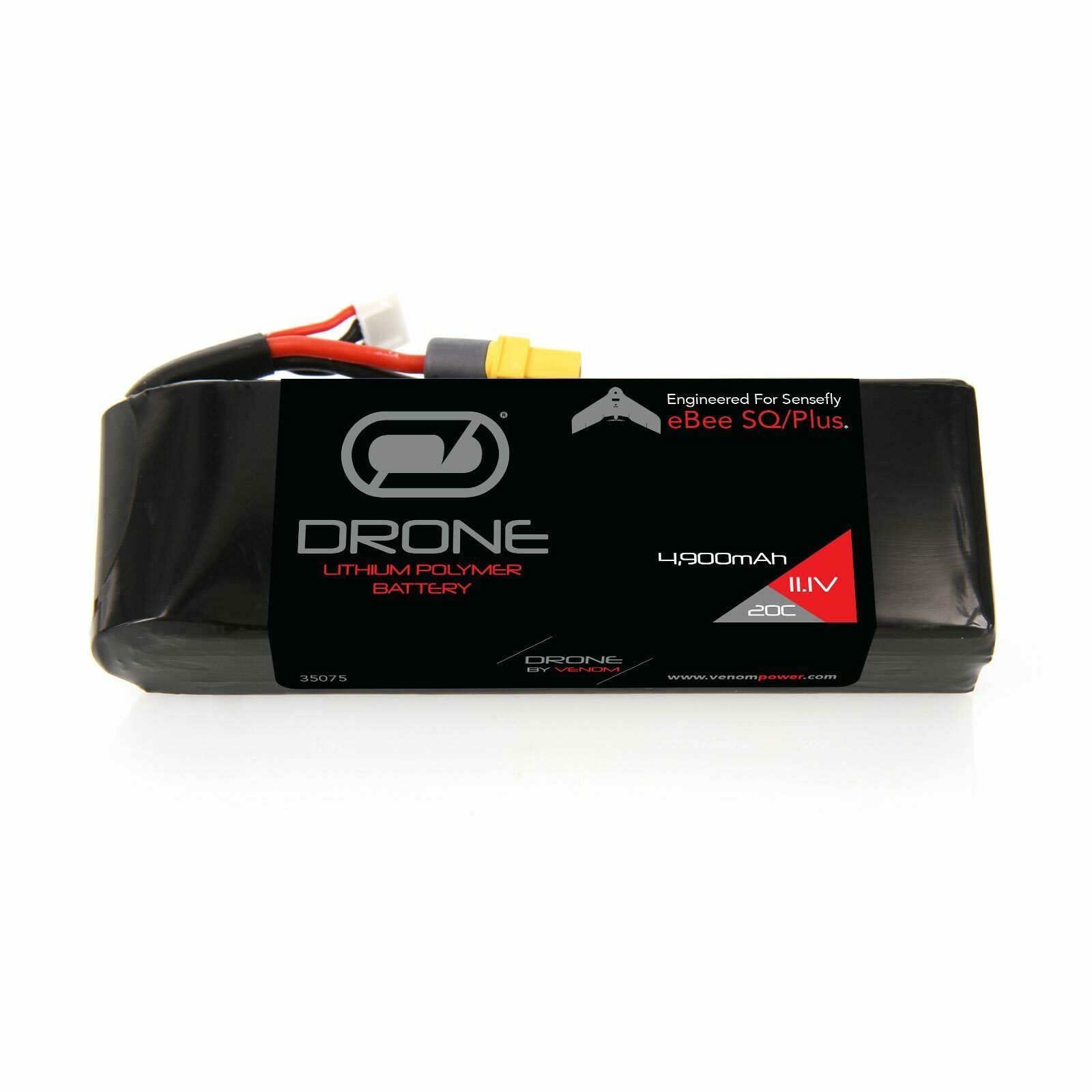 Venom 3S 4900mAh 11.1V LiPo Drone Battery for SenseFly eBee Plus and eBee SQ