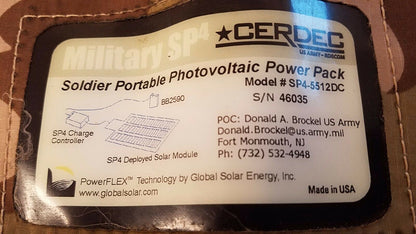 Bren-Tronics Solar Panel Charger BTC-70822-3 BB-2590 Battery Charger 55 Watts