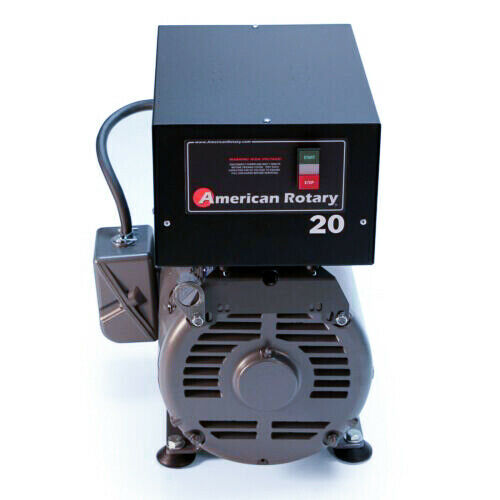 American Rotary Phase Converter AR20F - Floor Unit 20 HP CONVERTIDOR DE FASE ROTATORIO CONVERTIDOR DE 1 A 3 FASES (TRIFASICO)